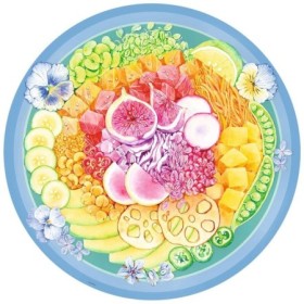 Puzzle Cerc Bol Cu Fructe Si Legume, 500 Piese Ravensburger - 1